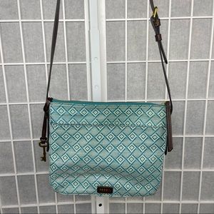 Fossil Womens Leather Crossbody Handbag